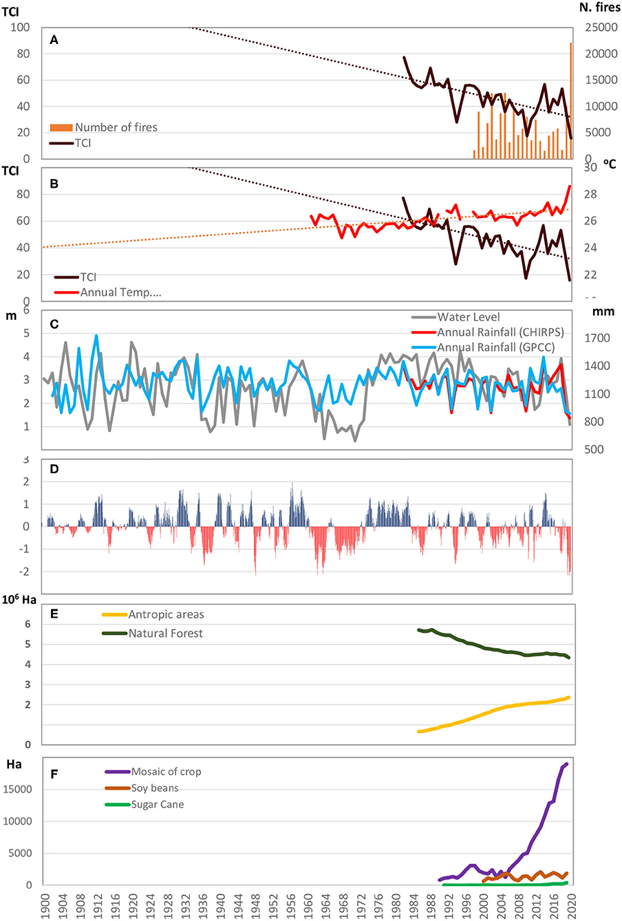 Frontiers Extreme Drought In The Brazilian Pantanal In 19 Characterization Causes And Impacts Water