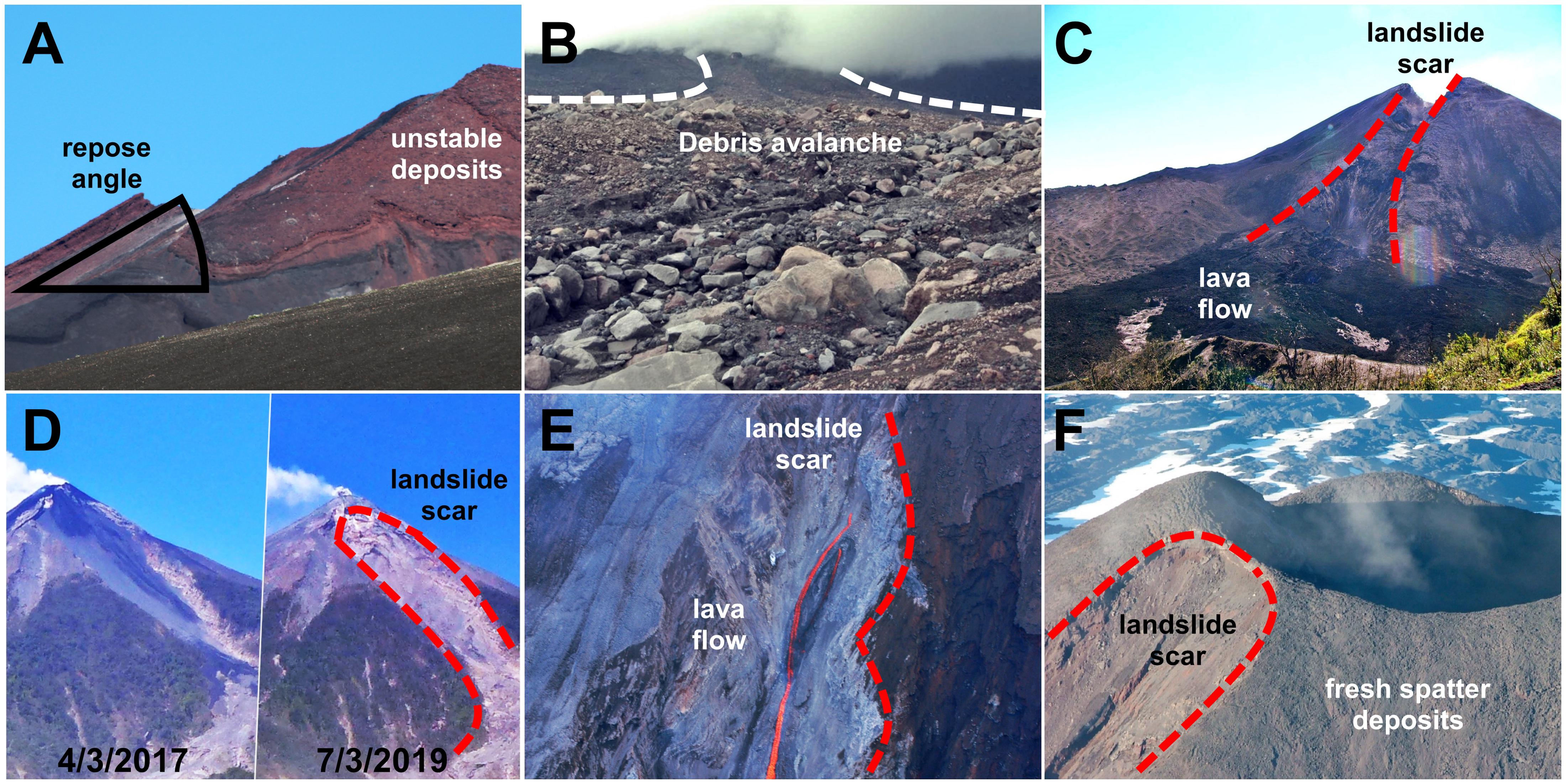 Biotic consequences of a volcanic flank collapse. (a) Flank collapse is