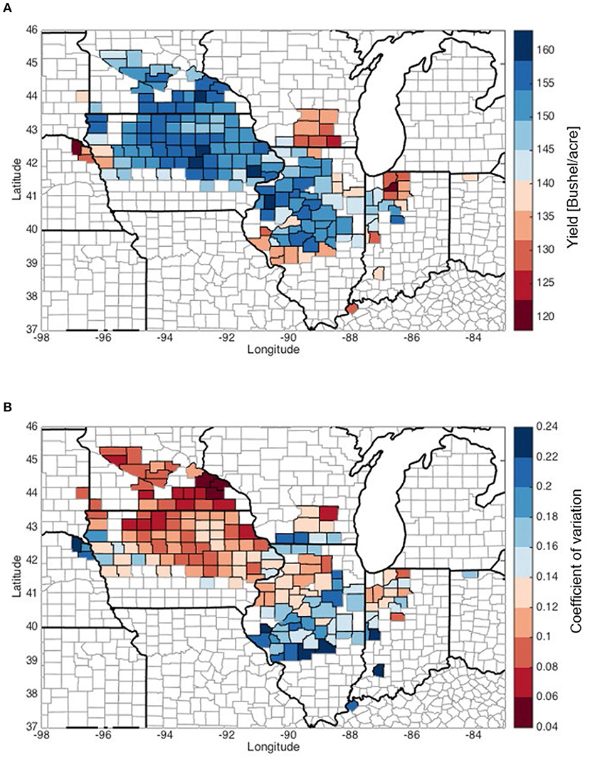 Frontiers Machine Learning-Based of Spatio-Temporally Varying Responses of Rainfed Corn Yield to Climate, Soil, and Management the U.S. Corn Belt | Artificial