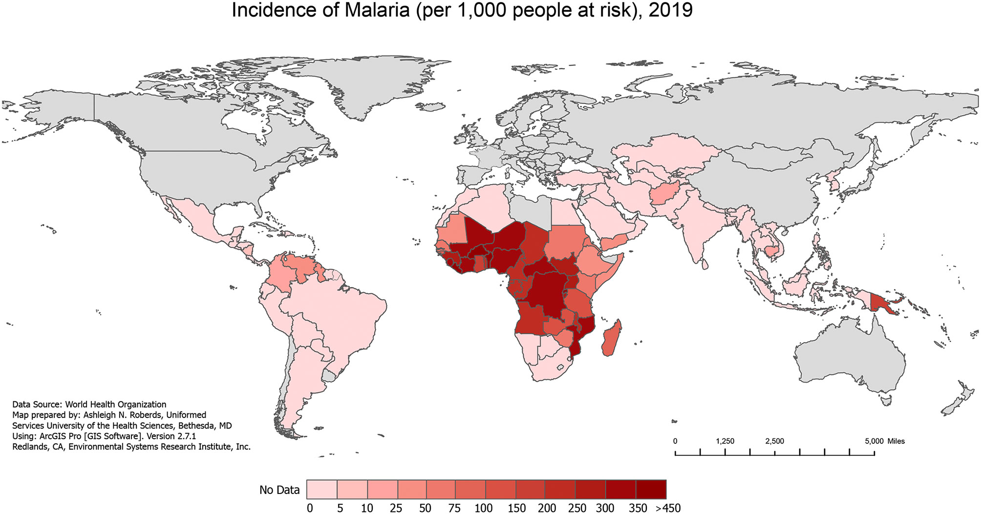 research on prevalence of malaria