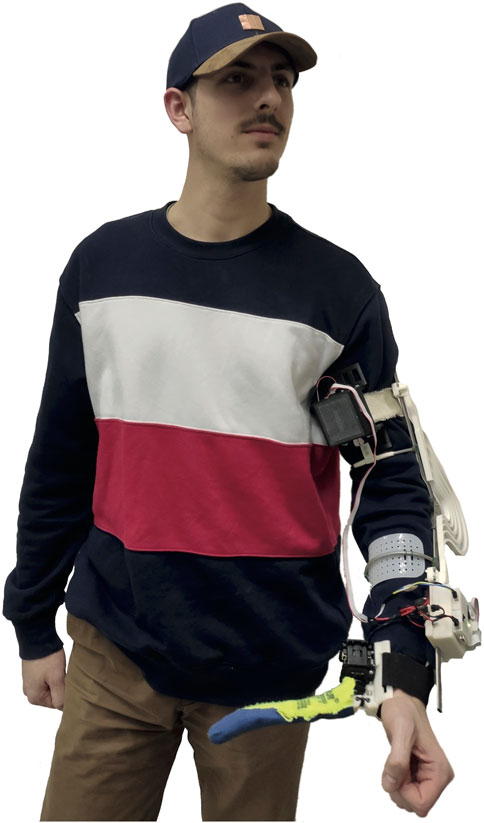 Frontiers | Integration of a Passive Exoskeleton and a Robotic