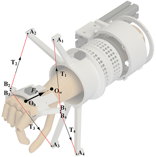 deadline Splendor ødemark Frontiers | A Cable-Driven Three-DOF Wrist Rehabilitation Exoskeleton With  Improved Performance