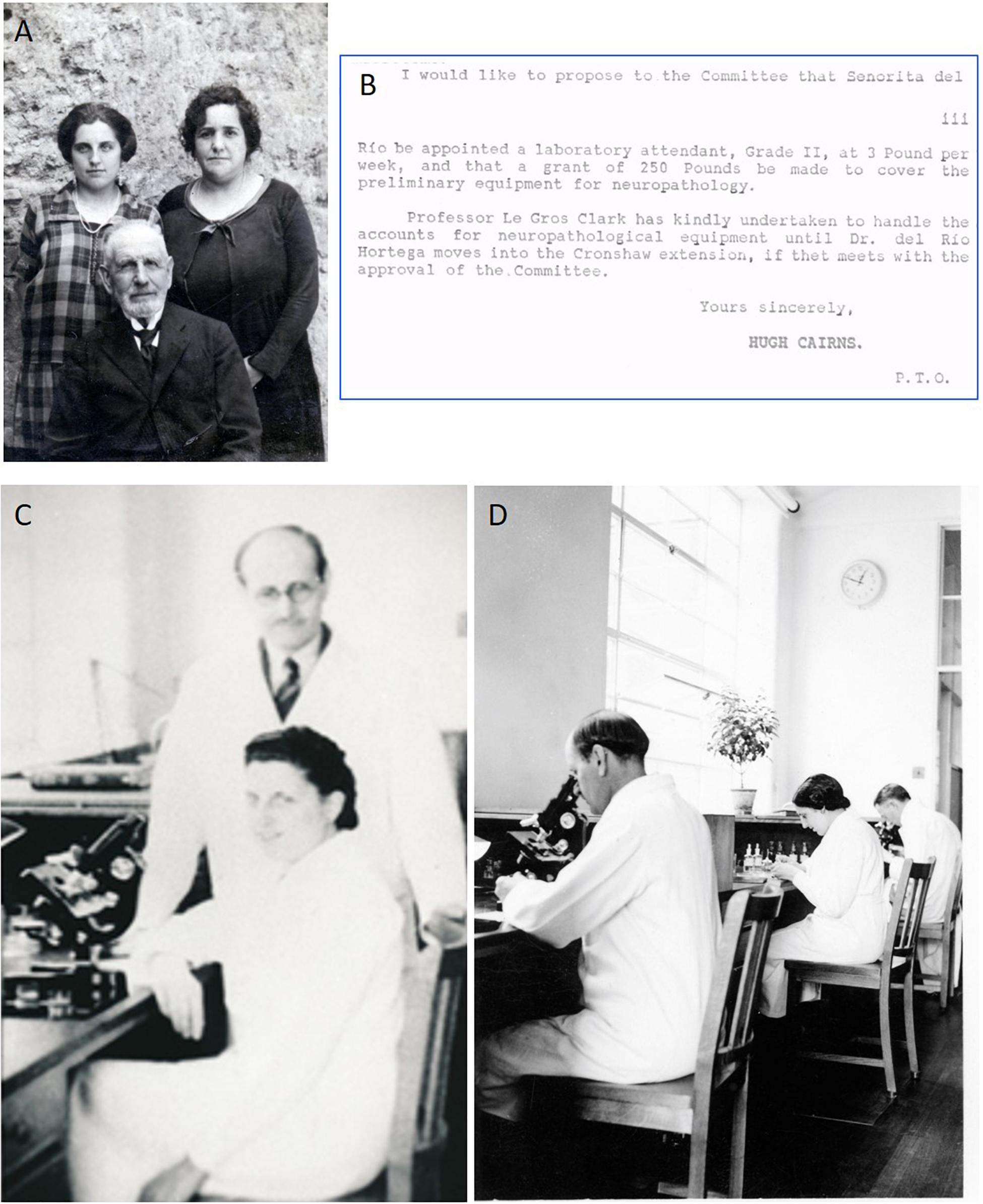 Frontiers | Women Neuroscientist Disciples of Pío del Río-Hortega: the Cajal School Spreads in Europe and South America | Frontiers in Neuroanatomy