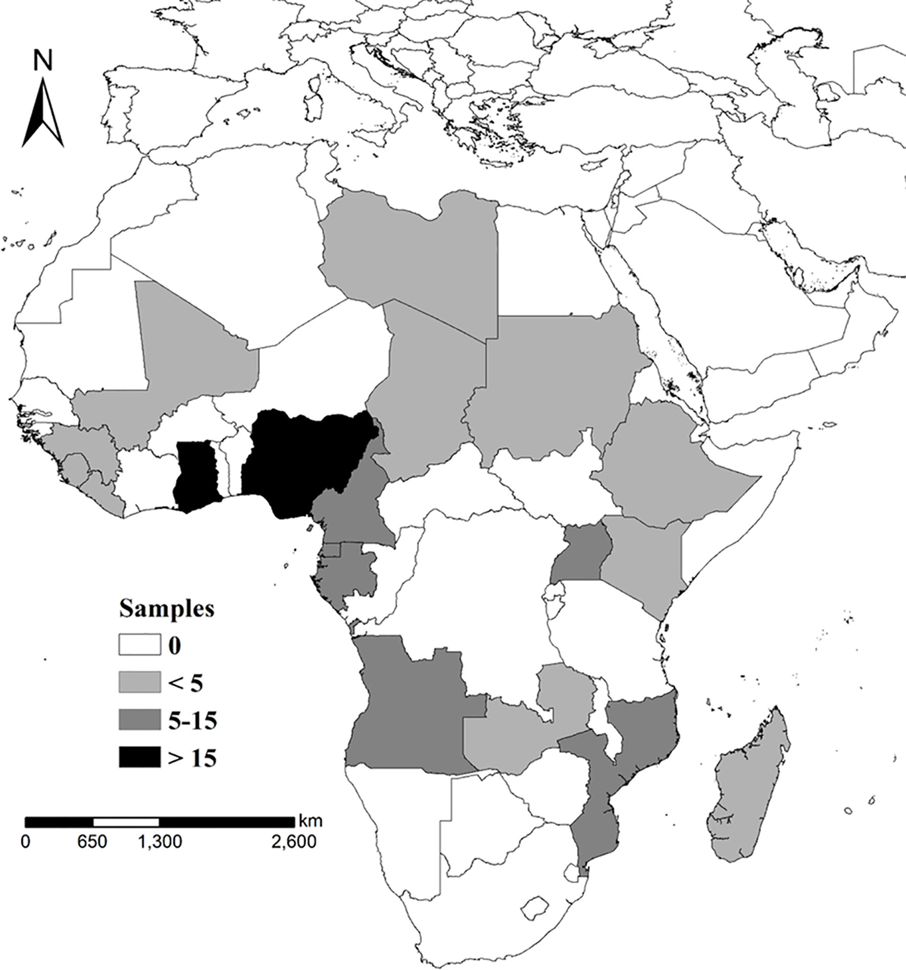 Evolution and spread of Plasmodium falciparum mutations associated with  resistance to sulfadoxine–pyrimethamine in central Africa: a  cross-sectional study - The Lancet Microbe