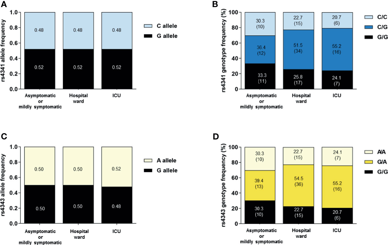 Frontiers | ACE Gene Variants Rise the Risk of Severe COVID-19 in