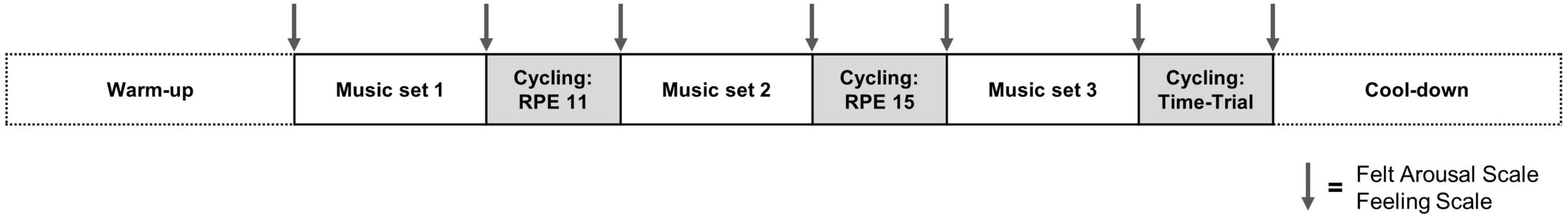 Frontiers | Music Augmented With Isochronic Auditory Beats or Vibrotactile Stimulation Does Not Affect Subsequent Ergometer Performance: A Pilot Study