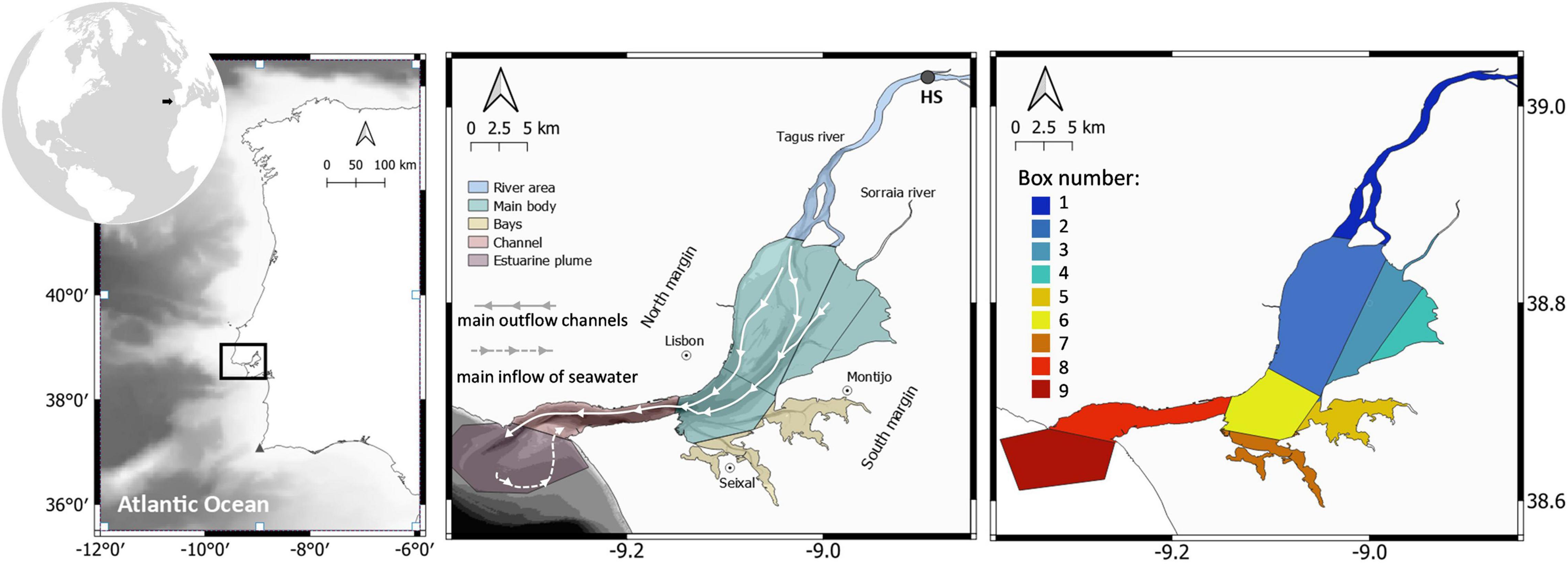 Frontiers | The Influence of the River Discharge on Residence Time