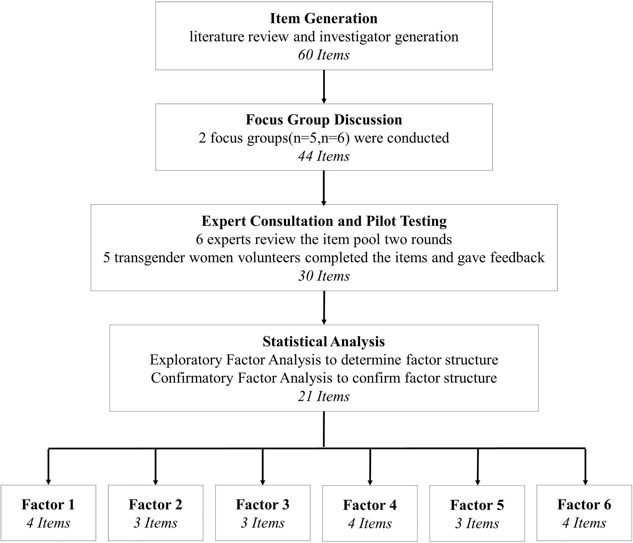 Frontiers  Development and Psychometric Evaluation of the Gender Identity  Scale for Transgender Women in China