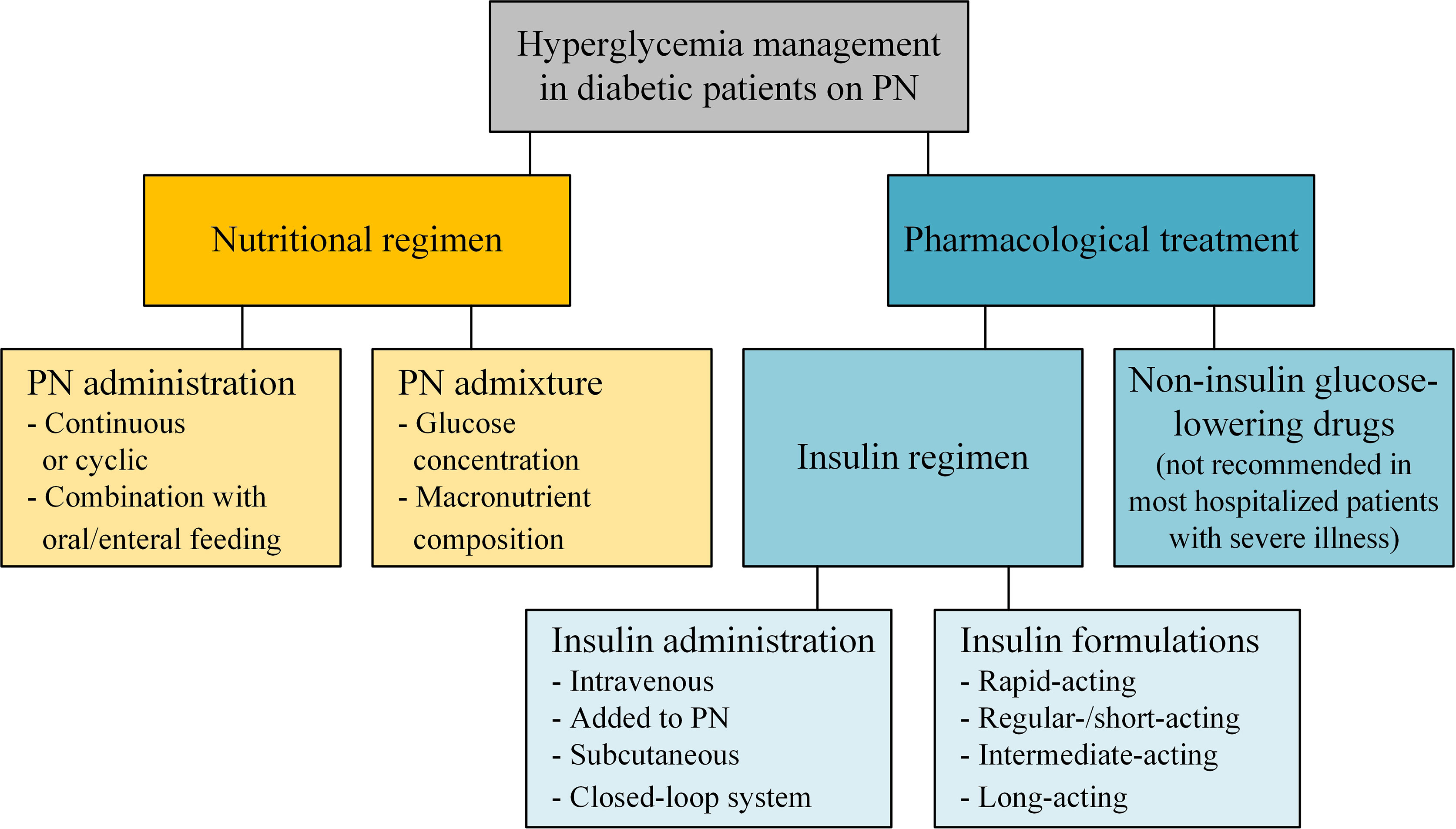 Type 1 diabetes glycemic management: Insulin therapy, glucose