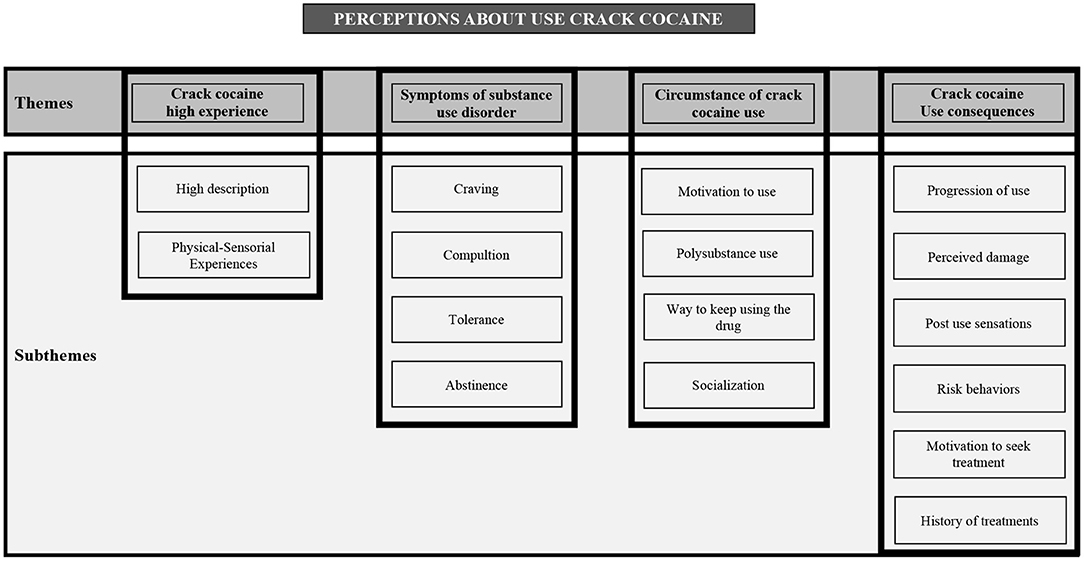 Frontiers  The Perceptions of Women About Their High Experience of Using Crack  Cocaine