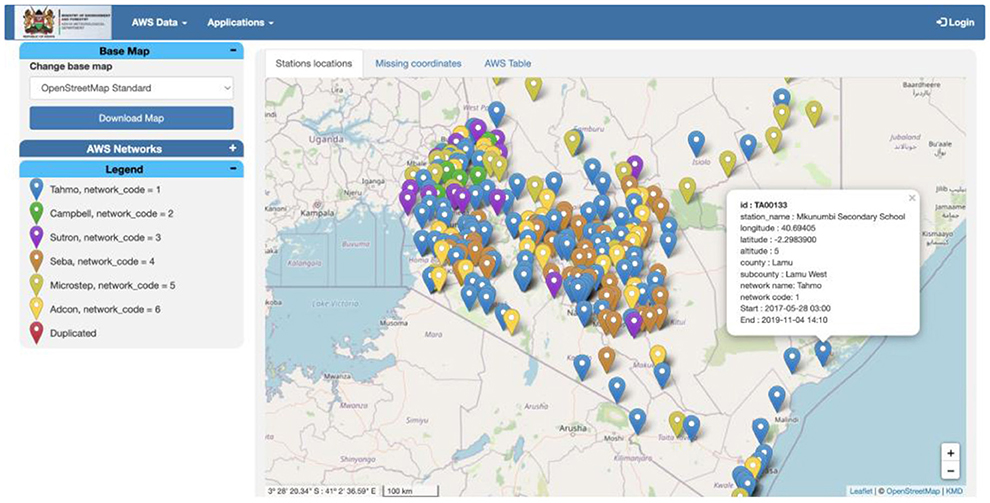 Frontiers  ADT: The automatic weather station data tool