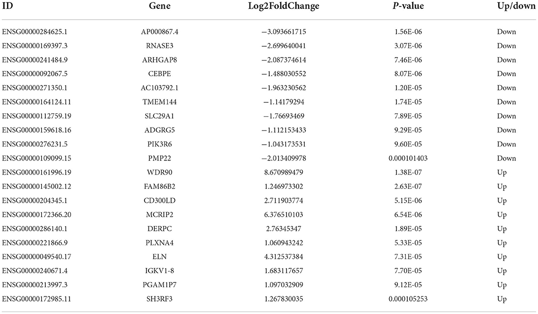 Frontiers The alterations in molecular markers and signaling