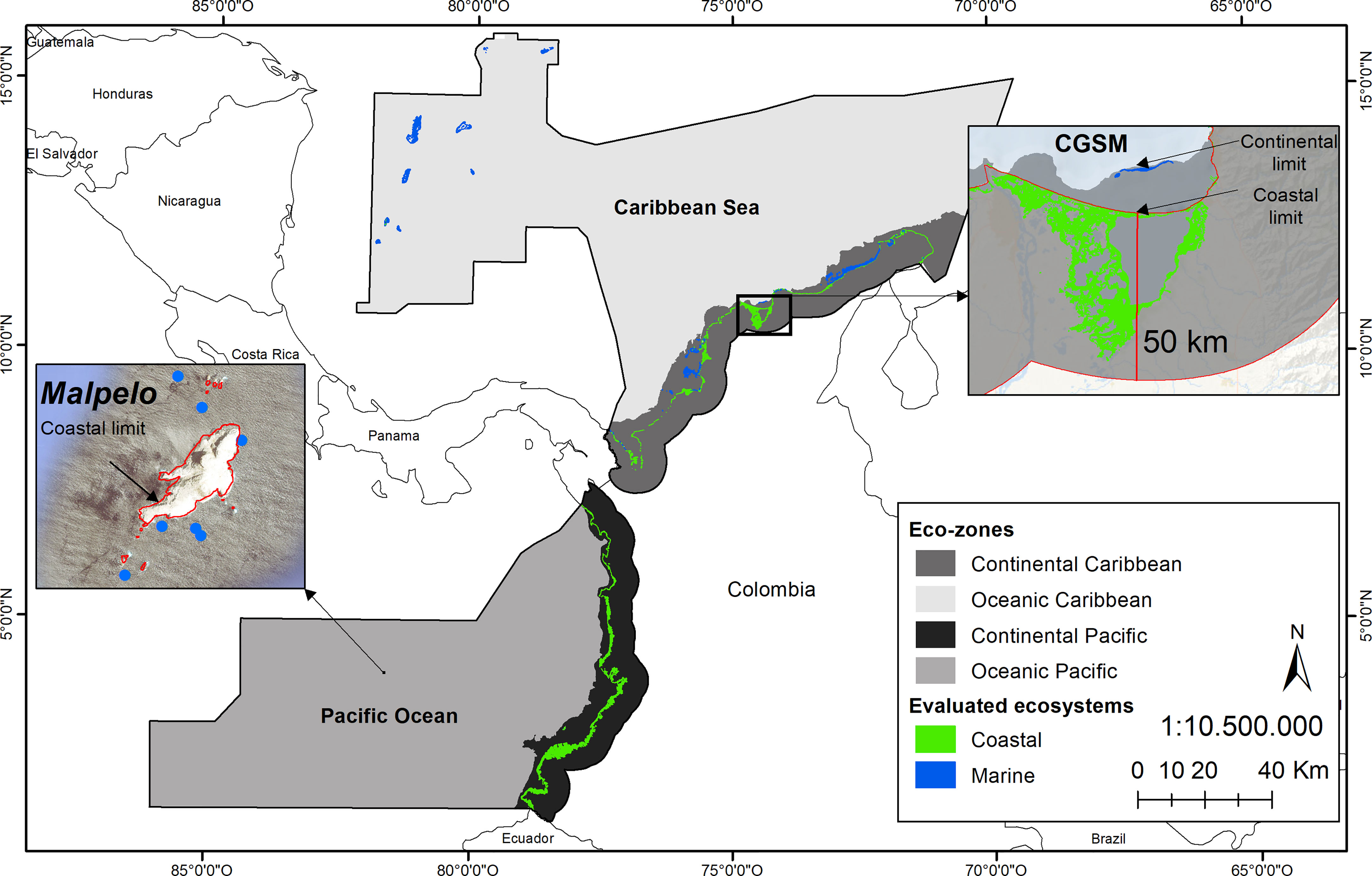 Frontiers  A socio-ecological assessment of land-based contamination and  pollution: The Magdalena delta, Colombia