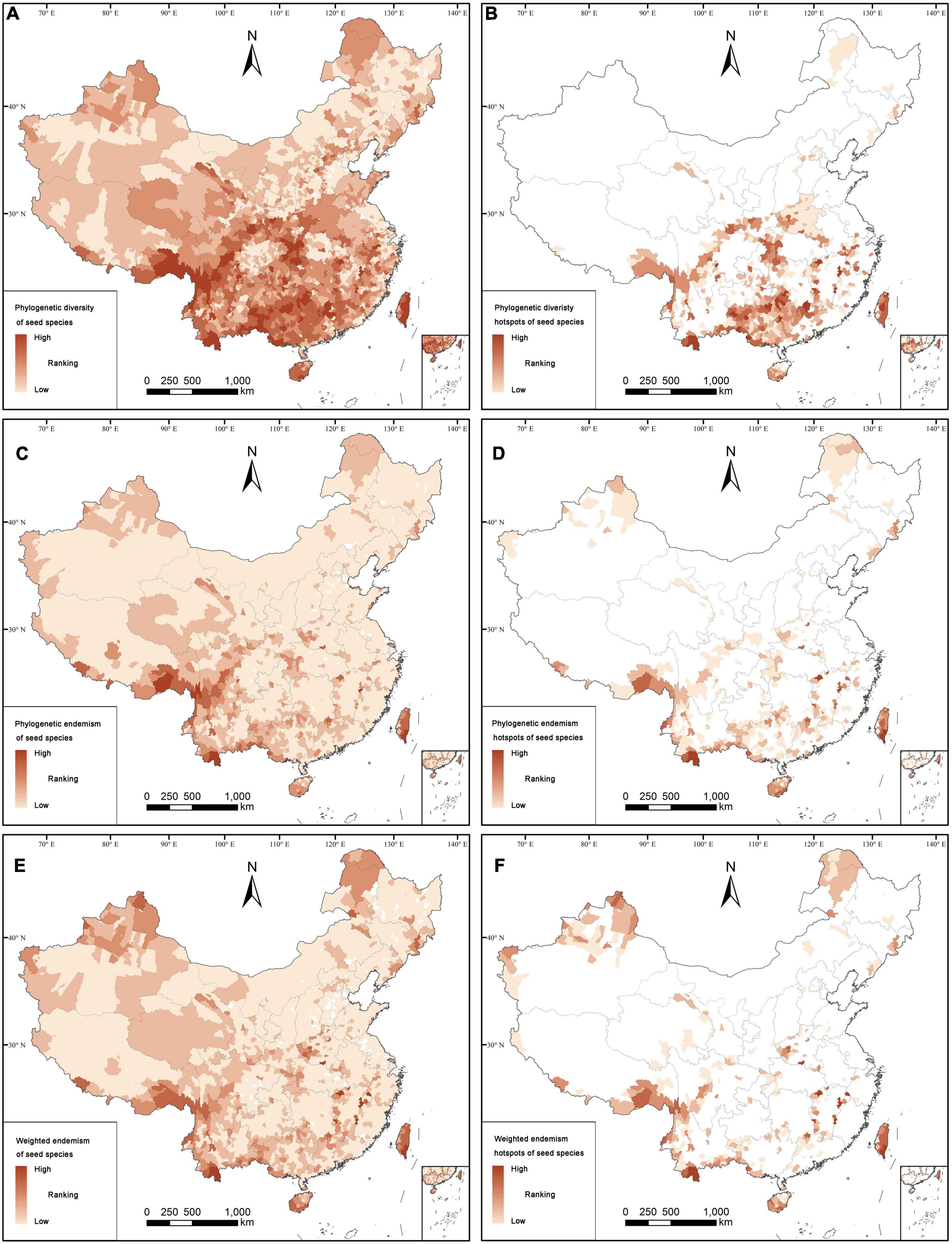 Frontiers | Biodiversity priority areas and conservation 