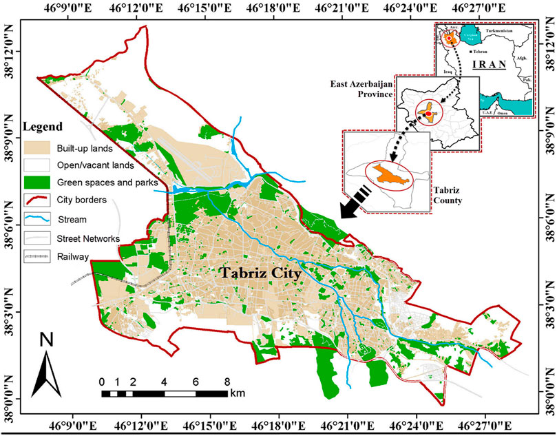 Fragmentation dynamics of (a) urban edge density (ED, m ha−1), (b)