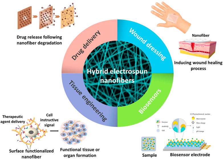 Synthetic polyurethane nanofibrous membrane with sustained