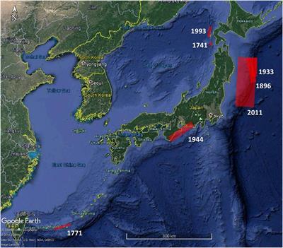 Where did the tsunami hit japan 2025 map