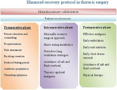 Frontiers | Enhanced Recovery in Thoracic Surgery: A ... block diagram guidelines 