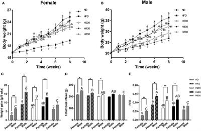 high fat diet lbp concentrations mouse