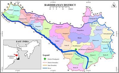 Paschim Bardhaman District Map Frontiers | Remote Sensing Assessment Of The Impact Of Land Use And Land  Cover Change On The Environment Of Barddhaman District, West Bengal, India  | Environmental Science