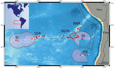 Frontiers Environmental Drivers Of Mesophotic Echinoderm Assemblages Of The Southeastern Pacific Ocean Marine Science