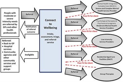 Frontiers | Evaluating the Implementation of a Mental Health Referral Service u201cConnect to ...
