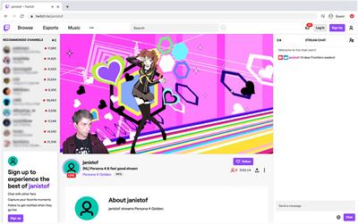 Glitch Twitch – Just Chatting - Design Cuts