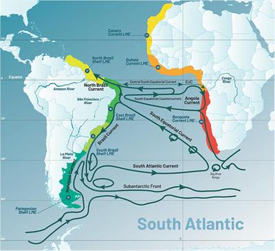 atlantic ocean currents map