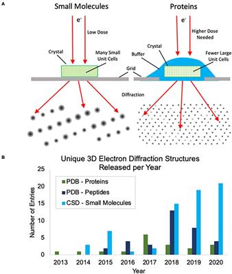 Frontiers Small Molecule Microcrystal Electron Diffraction For The Pharmaceutical Industry Lessons Learned From Examining Over Fifty Samples Molecular Biosciences