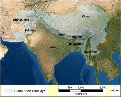 Hindu Kush Mountains On Map Frontiers | Impact Of Climate Change On Health And Well-Being Of People In Hindu  Kush Himalayan Region: A Narrative Review | Physiology
