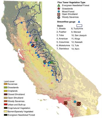 Evapotranspiration over San Joaquin Valley