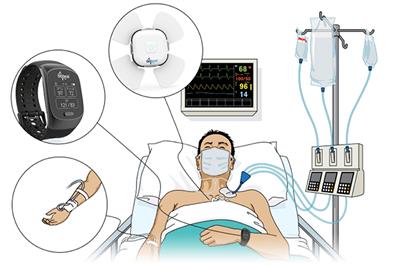 Wearable continuous BP & Vital Signs Monitor adds ECG Patch