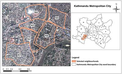 Map Of Kathmandu Metropolitan City Frontiers | Environmental Inequalities In Kathmandu, Nepal—Household  Perceptions Of Changes Between 2013 And 2021 | Sustainable Cities
