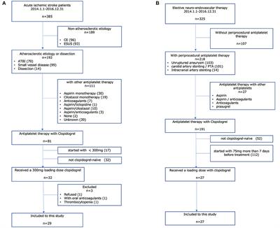 Frontiers | Platelet reactivity after clopidogrel loading in patients ...