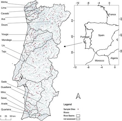 Sample Maps for Portugal (black-white)