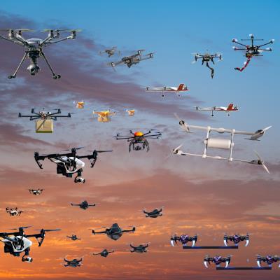 Springe fisk Vandt Control of Cooperative Drones and Their Applications | Frontiers Research  Topic
